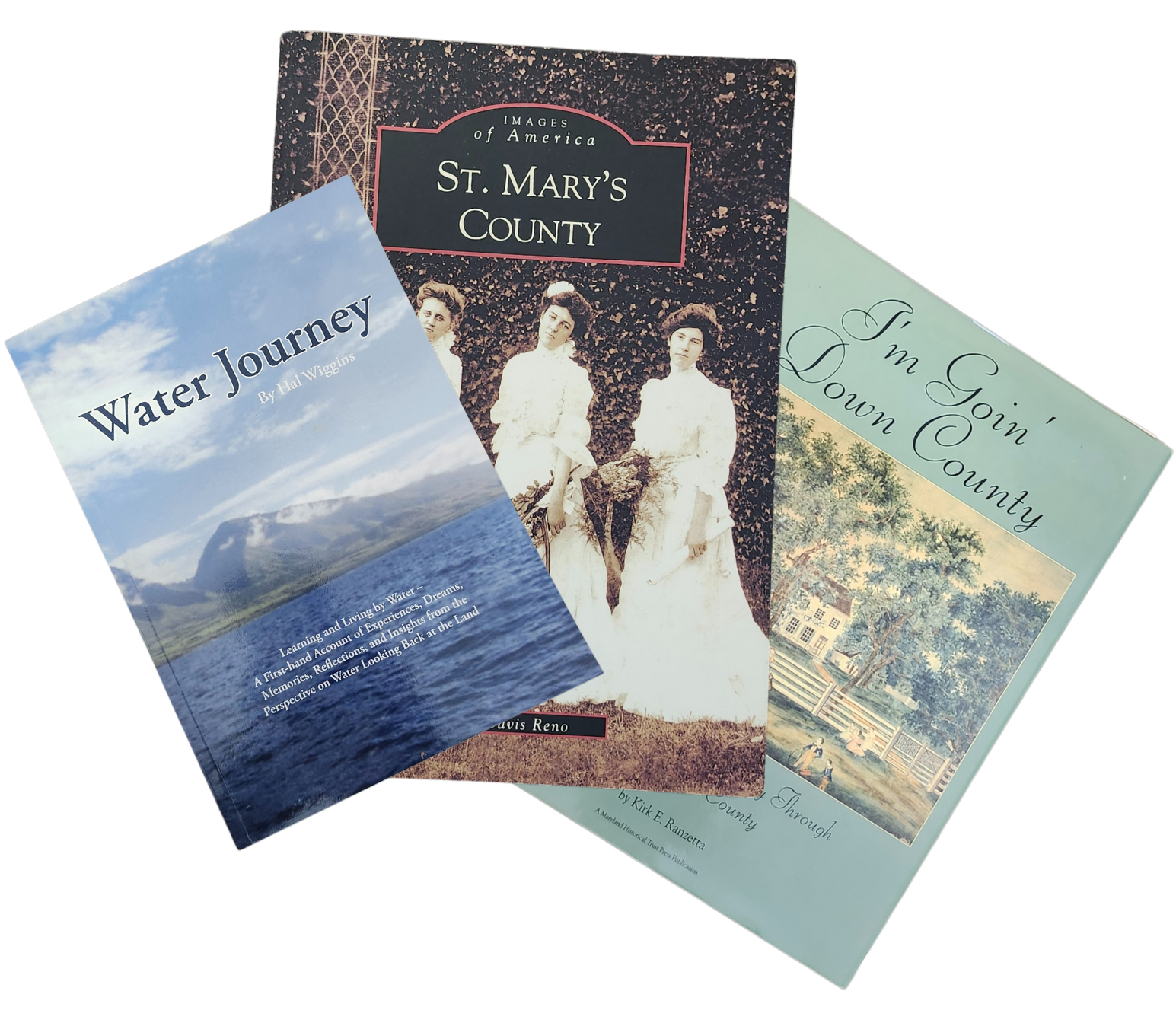 The St. Mary's County History package includes many books including these three!