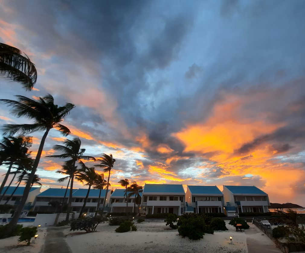 Enjoy a week-long stay in this oceanfront condo is St. Croix, US Virgin Islands. This condo is 2 beds and 2 bath, sleeping 4 comfortably and is located right on the beach in Christiansted. 